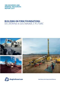 Ore Reserves and Mineral Resources Report 2017