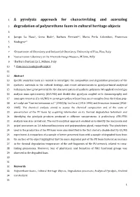 A Pyrolysis Approach for Characterizing and Assessing