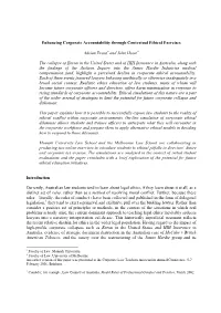 Enhancing Corporate Accountability Through Contextual Ethical Exercises