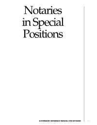 Governor's Reference Manual for Notaries