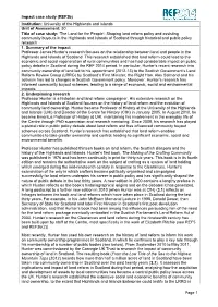 Impact Case Study