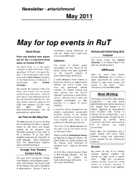 May for Top Events in Rut