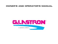 Owner's and Operator's Manual