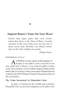 8 Imprint Rama's Name on Your Heart