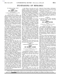 Extensions of Remarks E411 EXTENSIONS of REMARKS