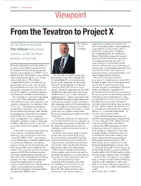 From the Tevatron to Project X