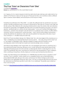 Glee’ Contributed by Benjy Maor Source: by Jay Michaelson from the Jewish Daily Forward