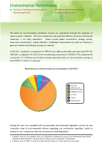 We Strive for Environmental Excellence Across Our Operations Through the Adoption of Various Green Initiatives