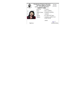 IDENTITY CARD Enrol