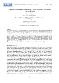 Light and Matter Diffraction from the Unified Viewpoint of Feynman's