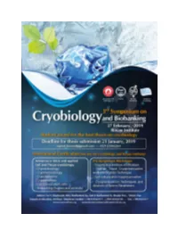 The 3Rd Royan Symposium on Cryobiology.Pdf