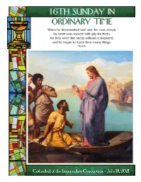 Cathedral of the Immaculate Conception ~ July 18, 2021