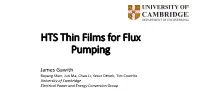 Flux Pumping Simulation