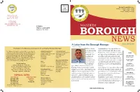 Manheim Borough Fall 2015 Newsletter