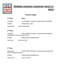 MSSU Results