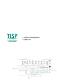 Policy Recommendations Final Edition