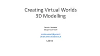 Blender Modelling