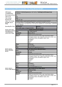CTRI Trial Data