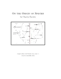 On the Origin of Species by Charles Darwin