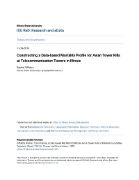 Constructing a Data-Based Mortality Profile for Avian Tower Kills At