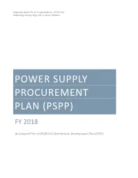 Pspp) Fy 2018