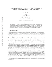 Arxiv:1708.08439V2 [Math.CO] 7 Feb 2019 Vertex a All Introduction 1 7Dcme 2018