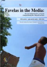 Favelas in the Media Report