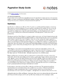 Pygmalion Study Guide