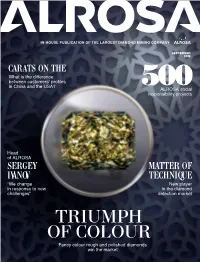 TRIUMPH of COLOUR Fancy Colour Rough and Polished Diamonds Win the Market Editorial Note