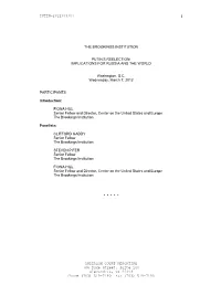 Uncorrected Transcript