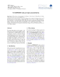 VLT/SPHERE Looks at Triple Asteroid Sylvia