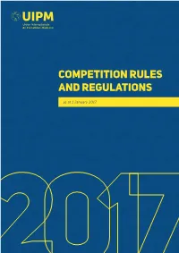 Competition Rules and Regulations