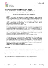 Nurses' Clinical Reasoning: a Dual Process Theory Approach