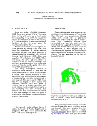 2B.6 Relating Tropical Cyclone Rainfall Patterns to Storm Size