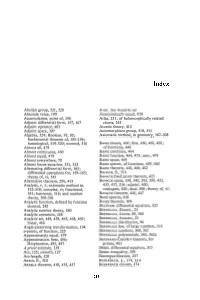 Abelian Group, 521, 526 Absolute Value, 190 Accumulation, Point Of