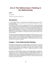 Art of the Netherlands: Painting in the Netherlands