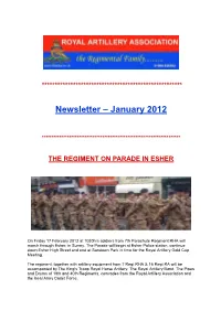 Newsletter – January 2012