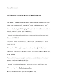 Research in Context the Domestication Syndrome In