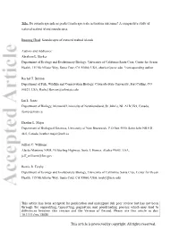 A Comparative Study of Restored Seabird Island Soundscapes