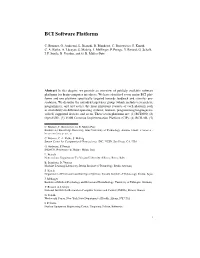 BCI Software Platforms