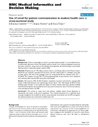 BMC Medical Informatics and Decision Making Biomed Central