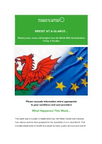 BREXIT at a GLANCE... What Happened This Week