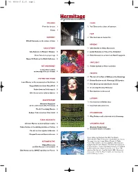COLUMNS from the Director 4 Events 5 COMMENT Mikhail Piotrovsky On