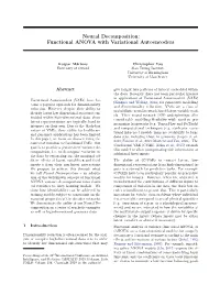 Neural Decomposition: Functional ANOVA with Variational Autoencoders