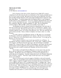 THE MASK of ERIK by Rick Lai © 2007 Rick Lai Rlai@Optonline.Net In