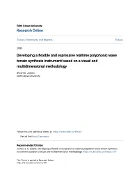 Developing a Flexible and Expressive Realtime Polyphonic Wave Terrain Synthesis Instrument Based on a Visual and Multidimensional Methodology
