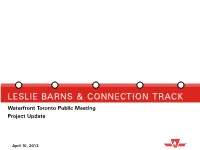 Leslie Barns & Connection Track
