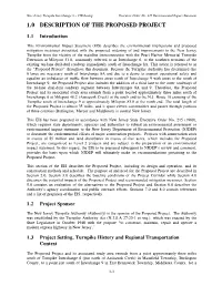 1.0 Description of the Proposed Project