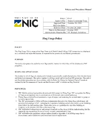 7-07 Flag Usage Policy