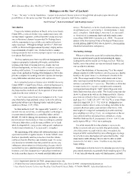 Dialogues on the Tao* of Lachesis * Tao: “The Way” in Literal Translation